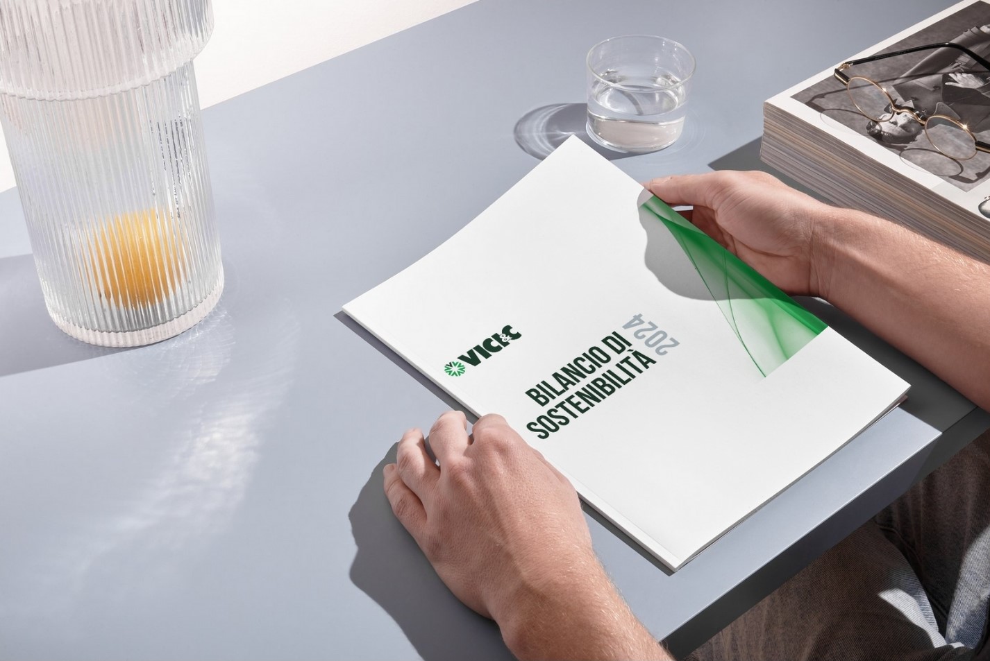 Copertina del Bilancio di Sostenibilità 2024 